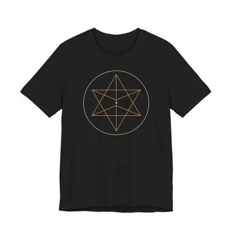 Merkaba · Schutz – T-Shirt in Schwarz