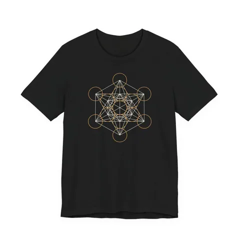 Metatrons Würfel · Balance – T-Shirt in Schwarz
