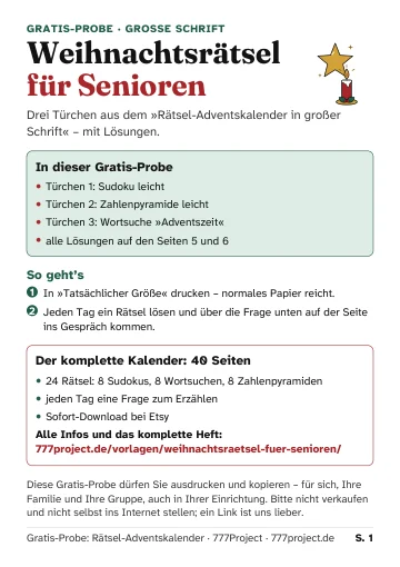 Seite 1: Titelseite